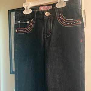 Black Decorated Jeans